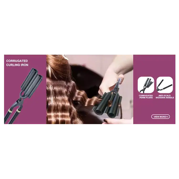 Duplex Crimper Curling Iron Stove Kit
