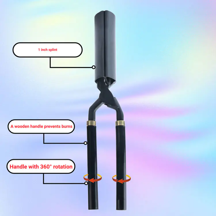 Duplex Crimper Curling Iron Stove Kit